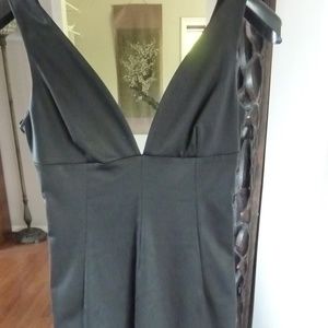 Dolce & Gabanna sexy black satin dress